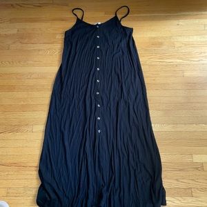 Black h&m maxi dress